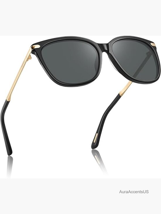Lightweight Acetate Cat Eye Sunglasses UV400 Polarized Driving
